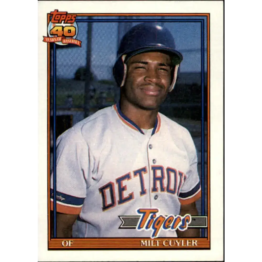 1991 Topps #684 Milt Cuyler NM-MT Detroit Tigers Baseball Card - Baseball Card Single