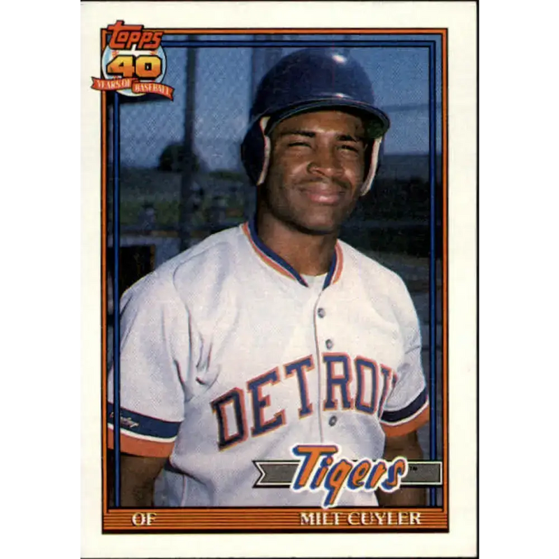 1991 Topps #684 Milt Cuyler NM-MT Detroit Tigers Baseball Card - Baseball Card Single