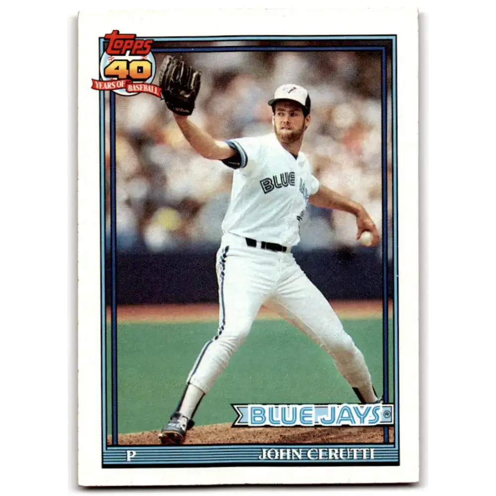1991 Topps #687 John Cerutti NM-MT Toronto Blue Jays Baseball Card - Baseball Card Single