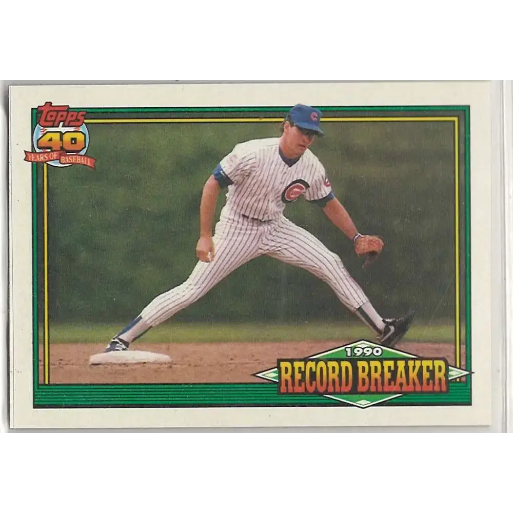 1991 Topps #7 Ryne Sandberg NM-MT Chicago Cubs Baseball Card - Baseball Card Single
