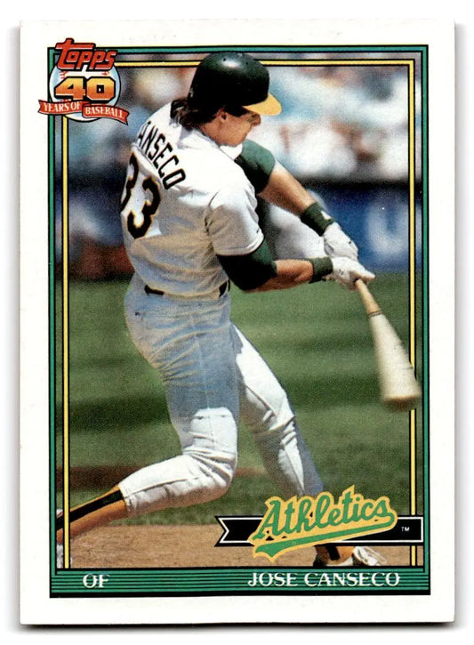 1991 Topps #700 Jose Canseco - Baseball Card Single