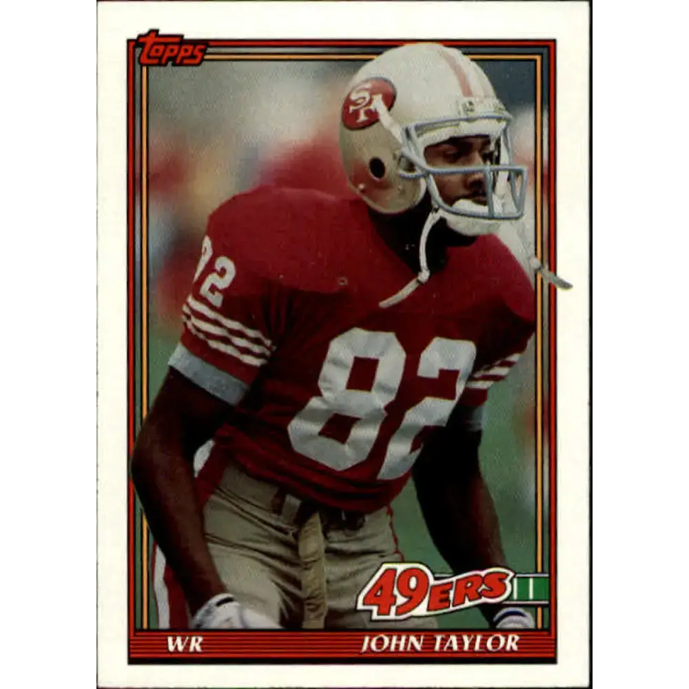 1991 Topps #75 John Taylor NM-MT San Francisco 49ers Football Card - Football Card Single
