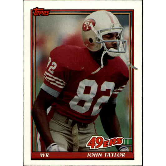 1991 Topps #75 John Taylor NM-MT San Francisco 49ers Football Card