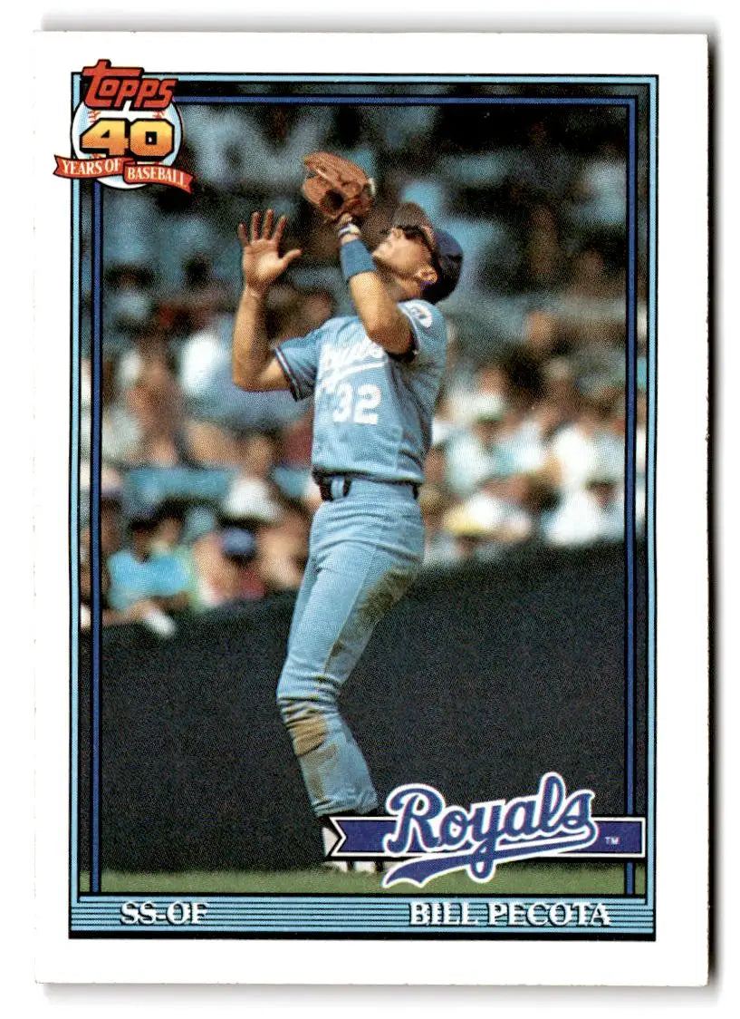 1991 Topps #754 Bill Pecota - Baseball Card Single