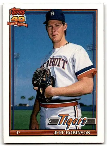 1991 Topps #766 Jeff Robinson EX/NM Tigers ID:43332 - Baseball Card Single