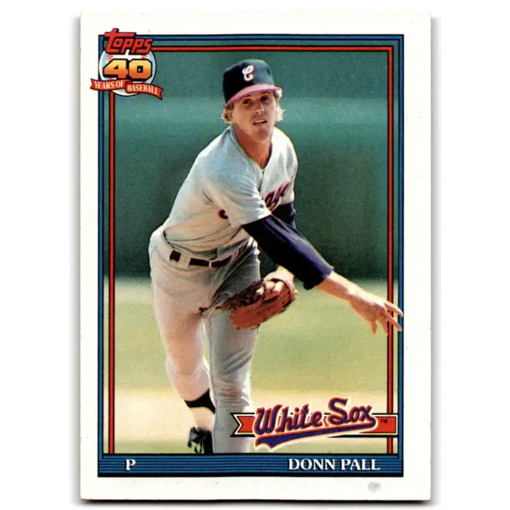 1991 Topps #768 Donn Pall NM-MT Chicago White Sox Baseball Card - Baseball Card Single