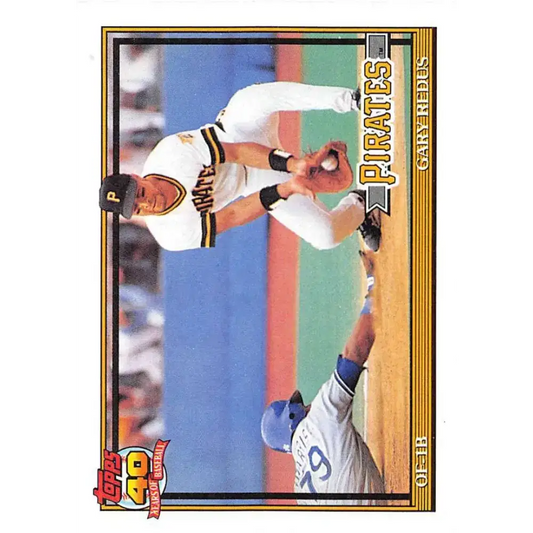 1991 Topps #771 Gary Redus NM-MT Pittsburgh Pirates Baseball Card - Baseball Card Single