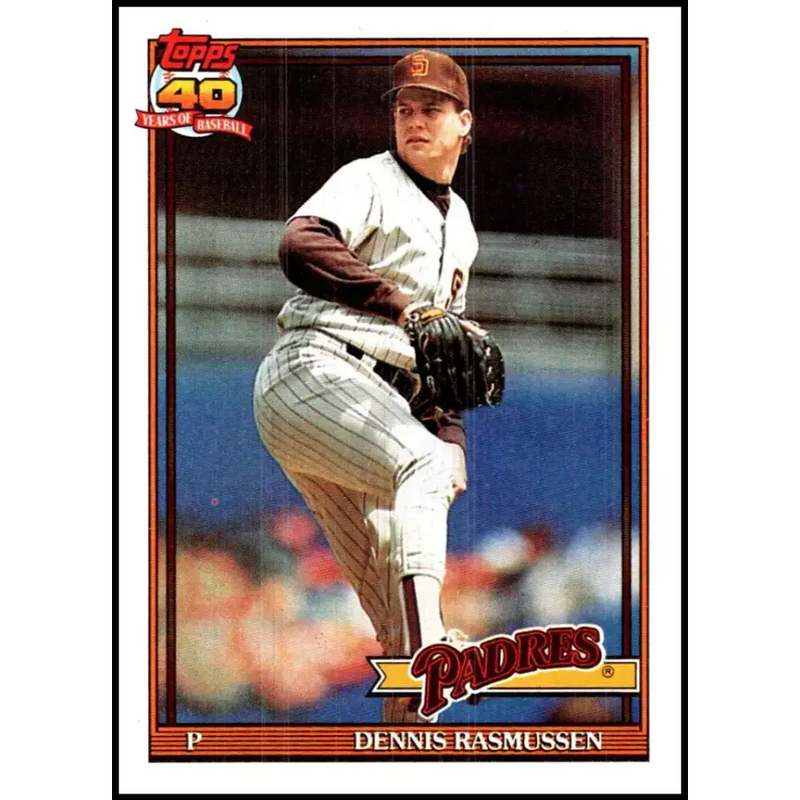 1991 Topps #774 Dennis Rasmussen NM-MT San Diego Padres Baseball Card - Baseball Card Single