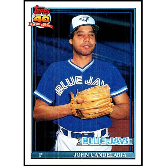 1991 Topps #777 John Candelaria NM-MT Toronto Blue Jays Baseball Card - Baseball Card Single