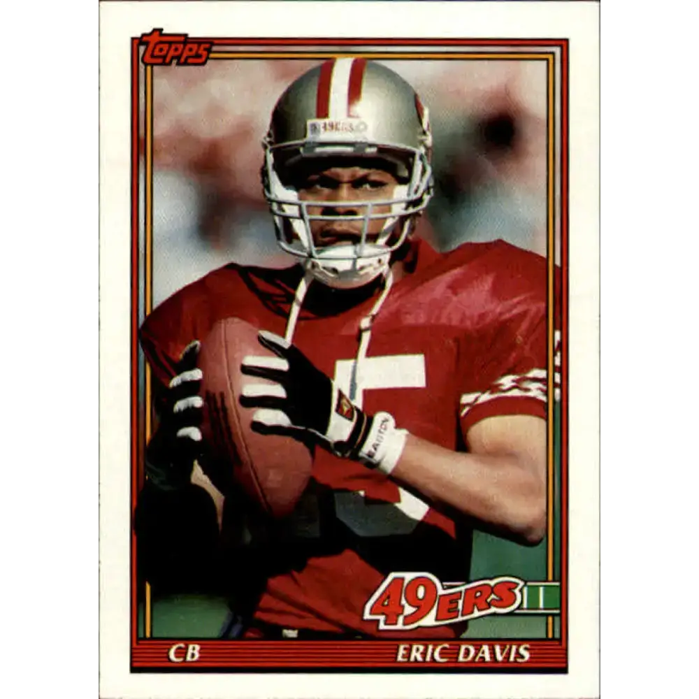 1991 Topps #79 Eric Davis NM-MT San Francisco 49ers Football Card - Football Card Single
