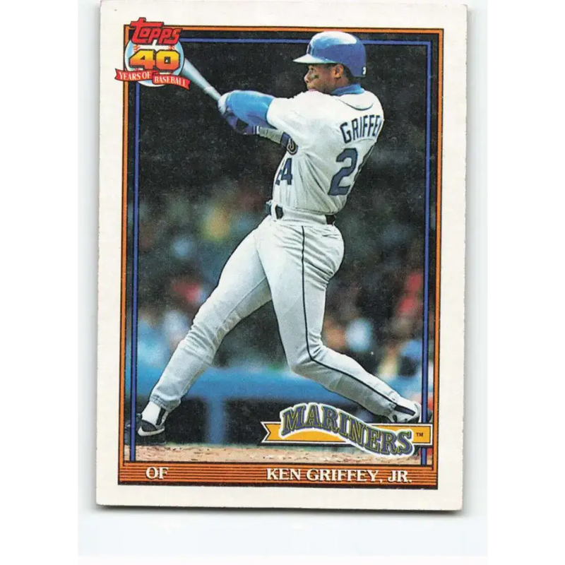 1991 Topps #790 Ken Griffey Jr. NM-MT Seattle Mariners Baseball Card - Baseball Card Single