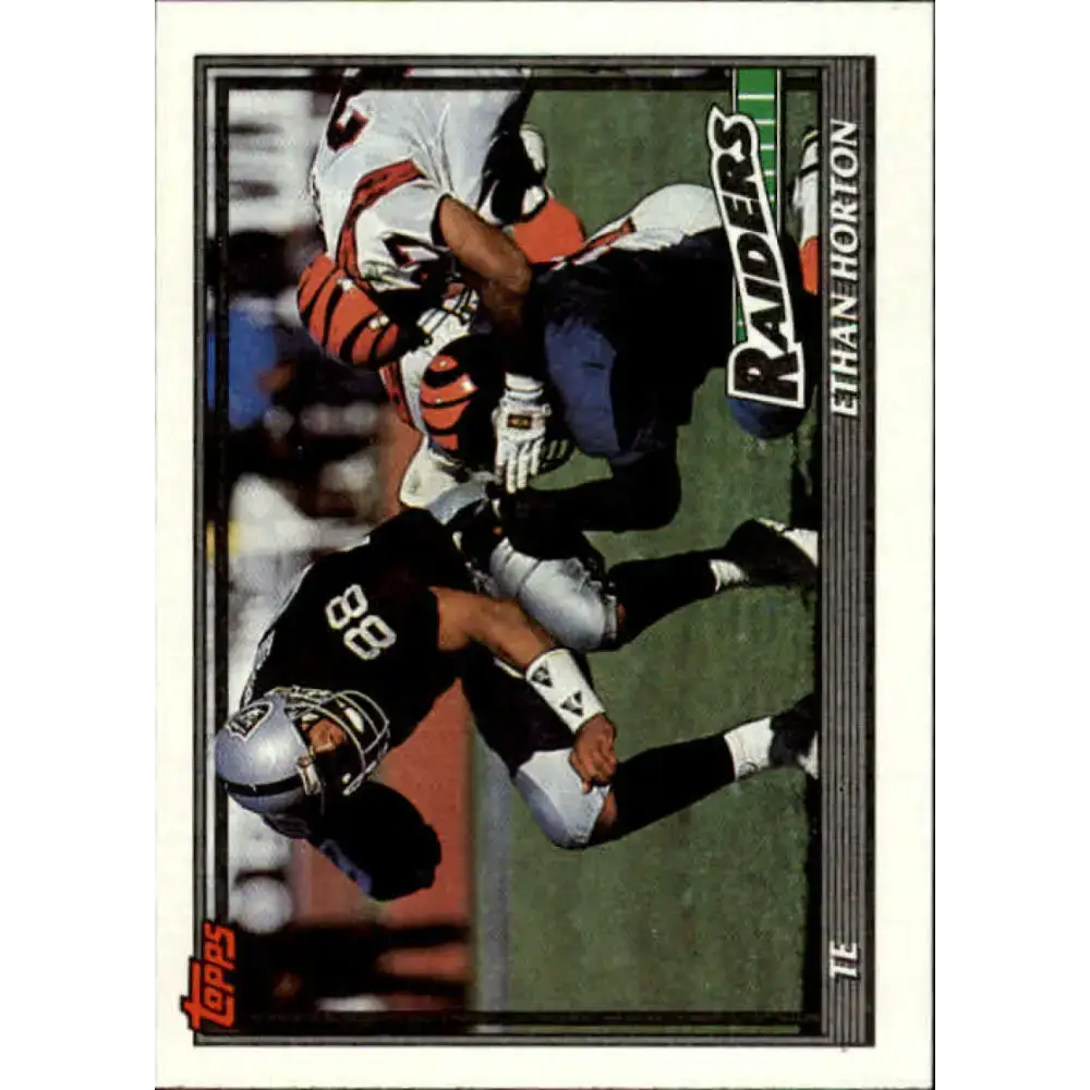 1991 Topps #86 Ethan Horton NM-MT Los Angeles Raiders Football Card - Football Card Single