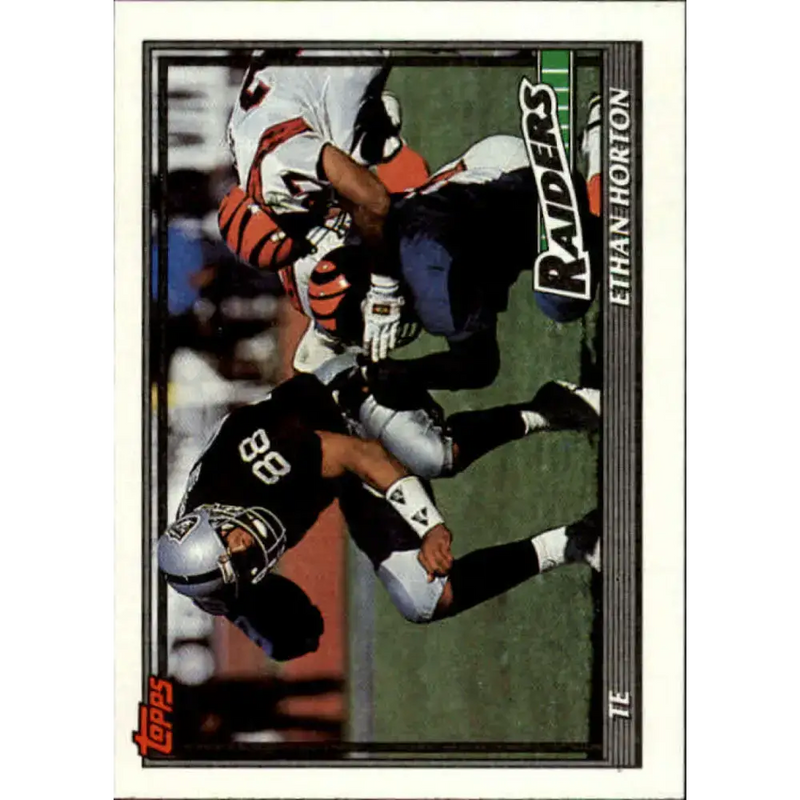 1991 Topps #86 Ethan Horton NM-MT Los Angeles Raiders Football Card - Football Card Single