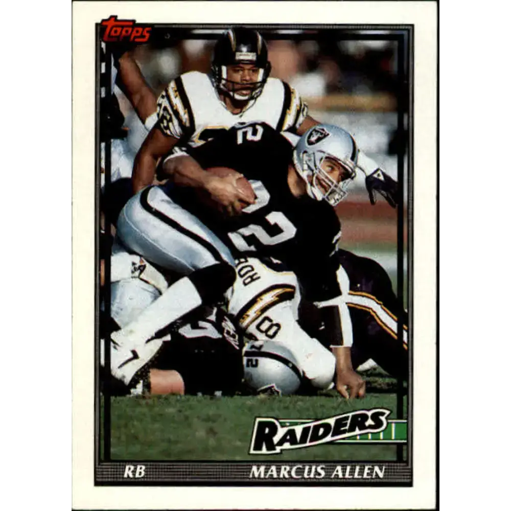 1991 Topps #87 Marcus Allen NM-MT Los Angeles Raiders Football Card - Football Card Single