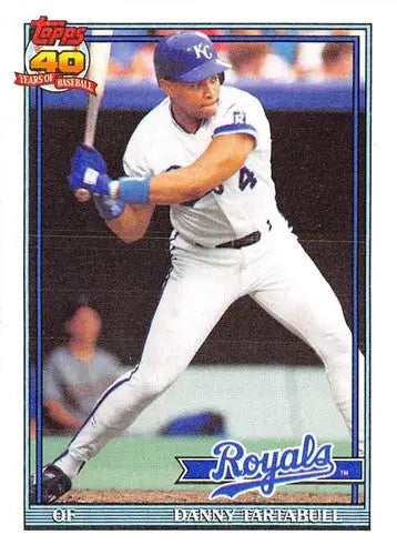 1991 Topps #90 Danny Tartabull NM-MT Royals - Baseball Card Single