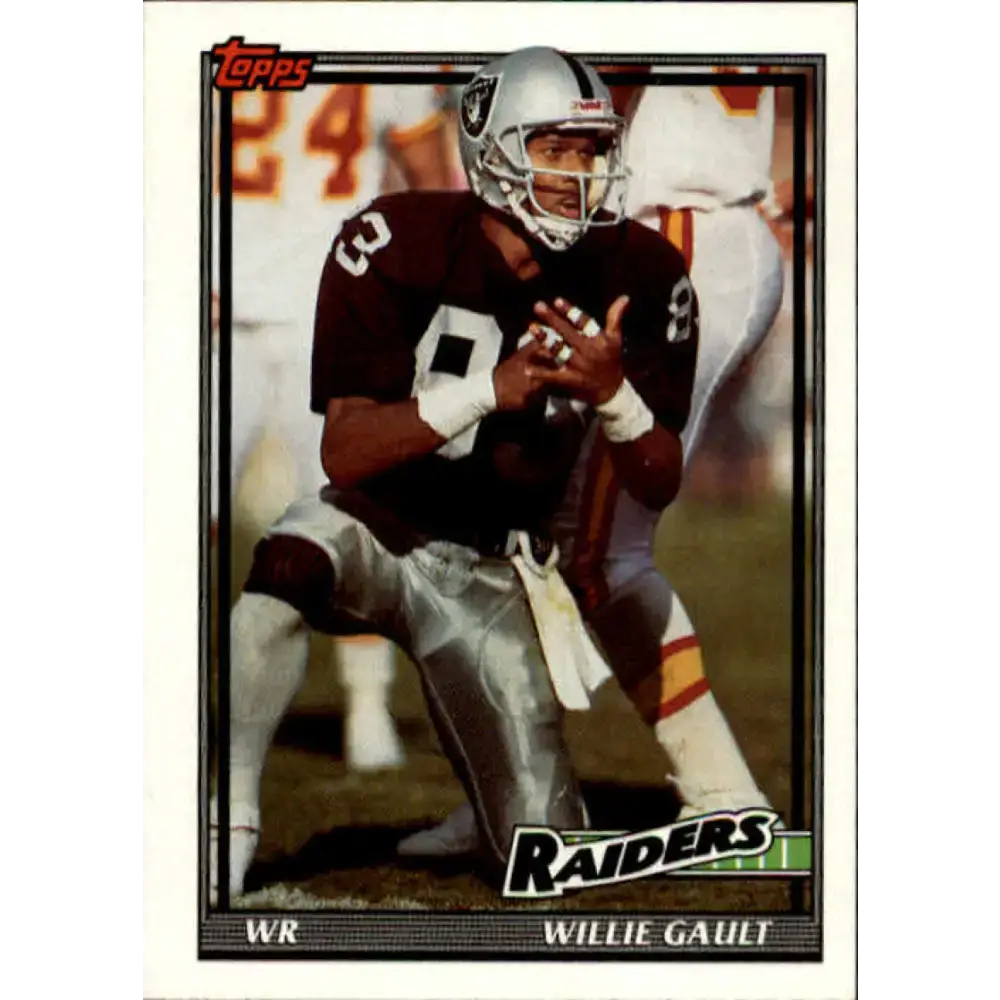 1991 Topps #94 Willie Gault NM-MT Los Angeles Raiders Football Card - Football Card Single