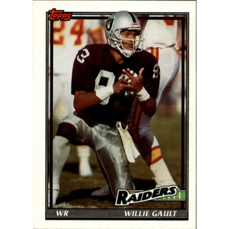 1991 Topps #94 Willie Gault NM-MT Los Angeles Raiders Football Card - Football Card Single