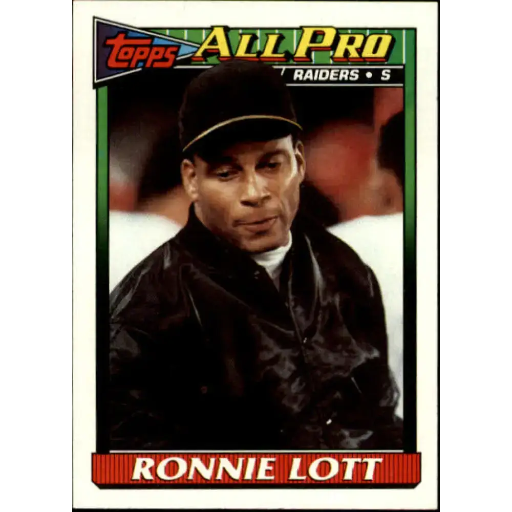1991 Topps #97 Ronnie Lott NM-MT Los Angeles Raiders Football Card - Football Card Single