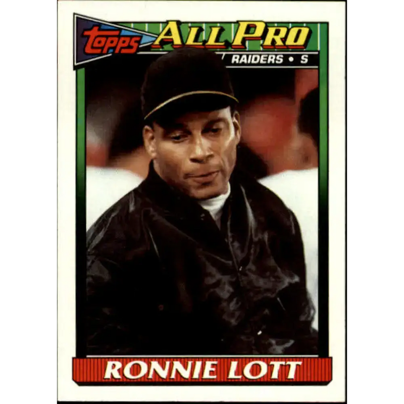 1991 Topps #97 Ronnie Lott NM-MT Los Angeles Raiders Football Card - Football Card Single