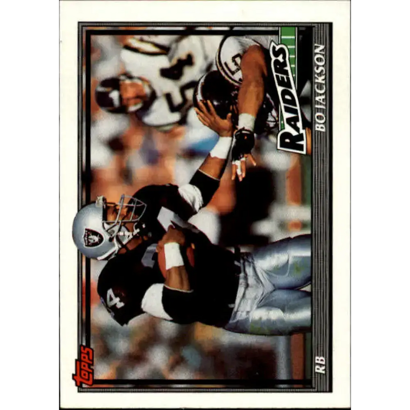 1991 Topps #99 Bo Jackson NM-MT Los Angeles Raiders Football Card - Football Card Single