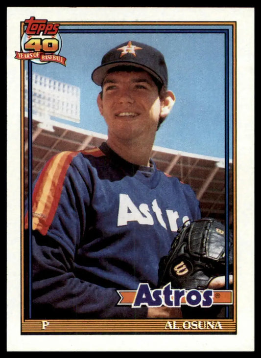1991 Topps Al Osuna RC 149 Houston Astros NM - Baseball Card Single