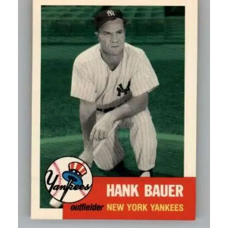 1991 Topps Archives 1953 #290 Hank Bauer NM-MT New York Yankees Baseball Card - Baseball Card Single