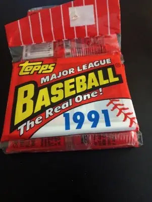 1991 Topps Baseball Factory Sealed Rack Pack. 45 cards. - Baseball Card Box