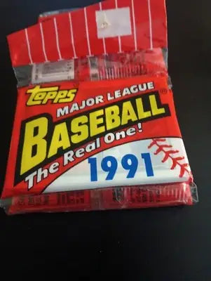 1991 Topps Baseball Factory Sealed Rack Pack. 45 cards. - Baseball Card Box