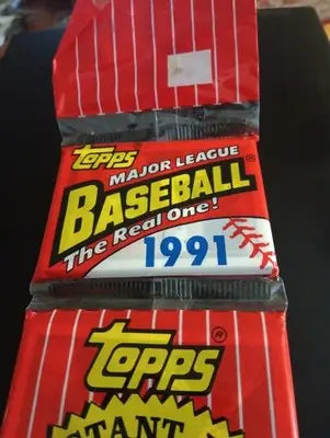 1991 Topps Baseball Factory Sealed Rack Pack. 45 cards. - Baseball Card Box