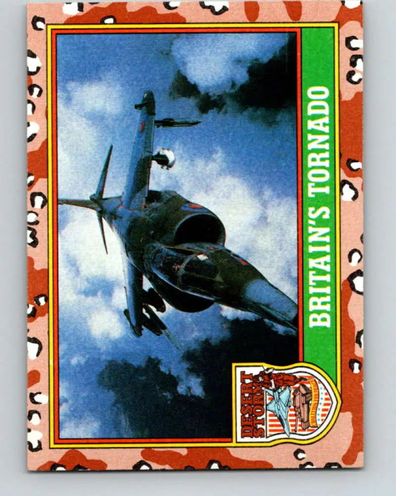 1991 Topps Desert Storm #19A Britain’s Tornado Stock Image Ãâ Regular Error or Misprint May Ship NonSport Trading Car