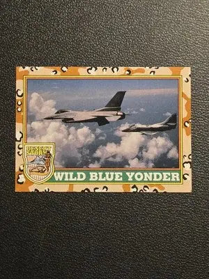 1991 Topps Desert Storm #30b Wild Blue Yonder - Baseball Card Single