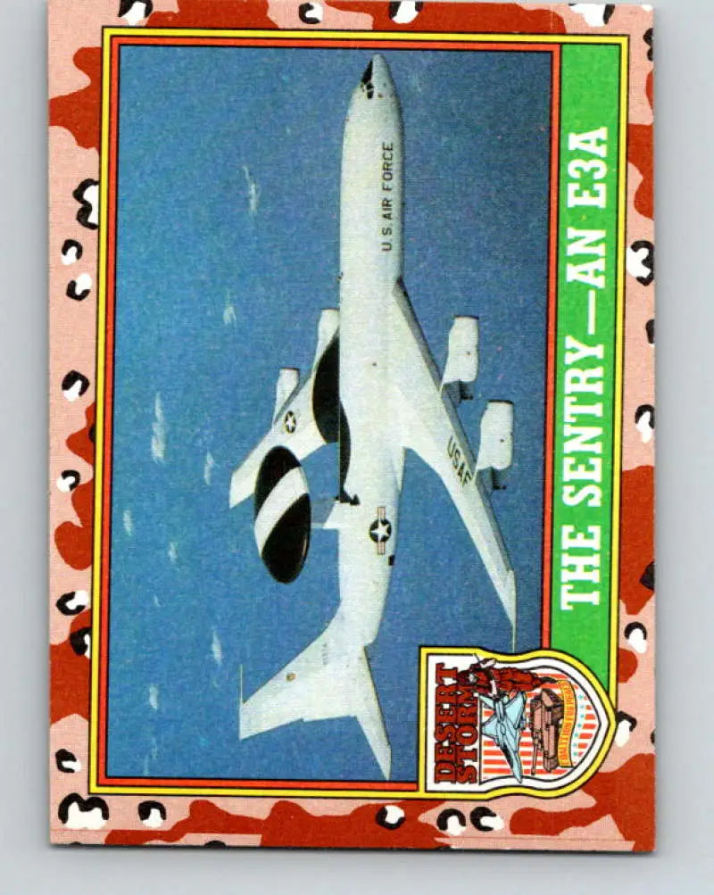 1991 Topps Desert Storm #33A The Sentry - An E3A Stock Image Ãâ Regular Error or Misprint May Ship NonSport Trading C