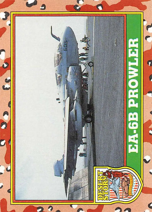 1991 Topps Desert Storm #35A EA-6B Prowler Stock Image Ãâ Regular Error or Misprint May Ship NonSport Trading Card
