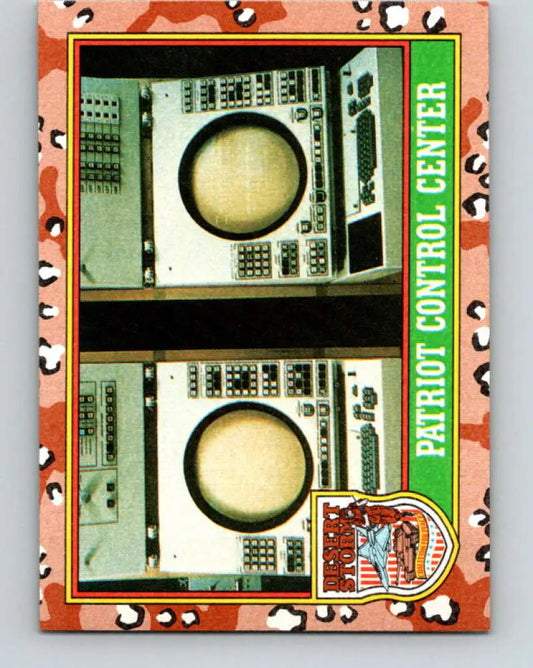 1991 Topps Desert Storm #66A Patriot Control Center Stock Image Ãâ Regular Error or Misprint May Ship NonSport Tradin
