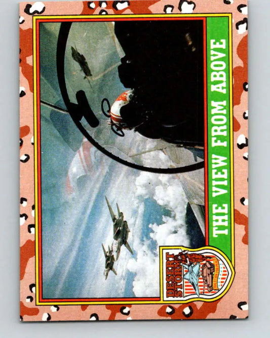 1991 Topps Desert Storm #81A The View from Above Stock Image Ãâ Regular Error or Misprint May Ship NonSport Trading C