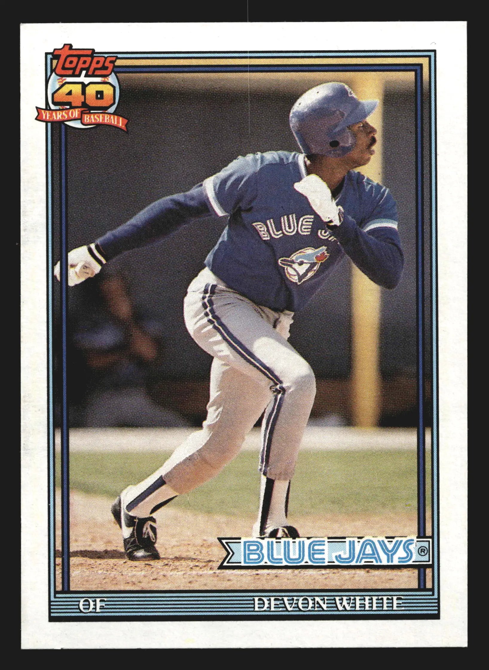 1991 Topps Traded #125T Devon White Toronto Blue Jays