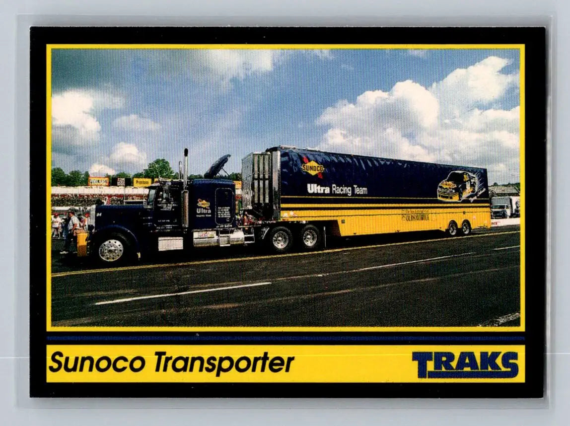 1991 Traks #194 Sunoco Transporter Hagan Enterprises - Racing Card Single