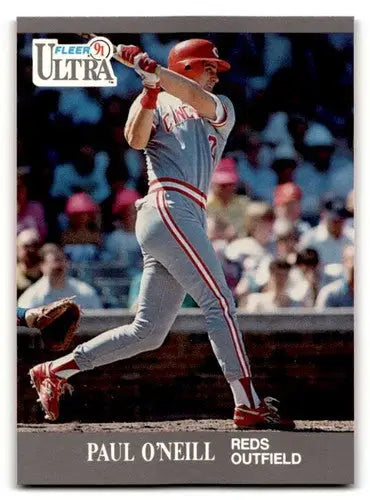 1991 Ultra #100 Paul O’Neill Cincinnati Reds Baseball Cards EX/NM ID:54009 - Baseball Card Single