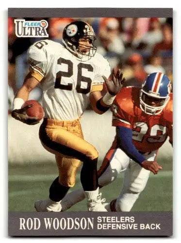 1991 Ultra Rod Woodson Pittsburgh Steelers football card NFT56578