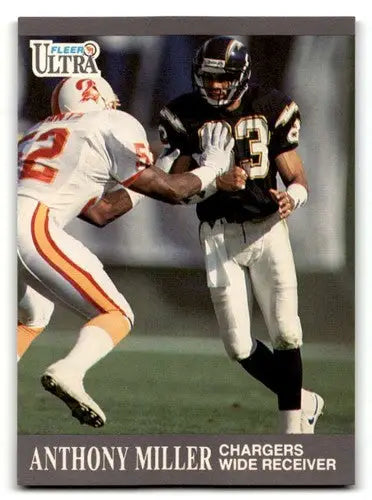 Original gloss football trading card featuring Anthony Miller San Diego Chargers