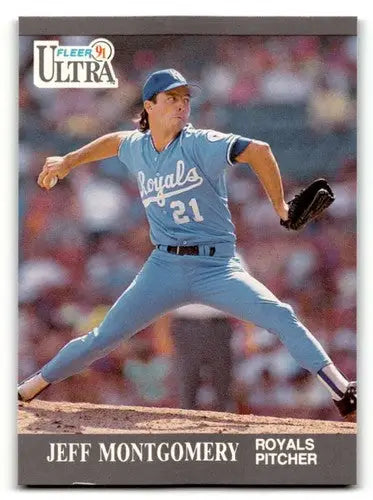 1991 Ultra #153 Jeff Montgomery Kansas City Royals Baseball Cards EX ID:54008 - Baseball Card Single