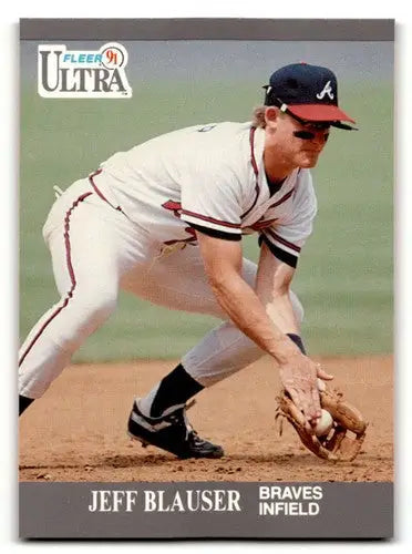 1991 Ultra #2 Jeff Blauser Atlanta Braves Baseball Cards EX/NM ID:54005 - Baseball Card Single
