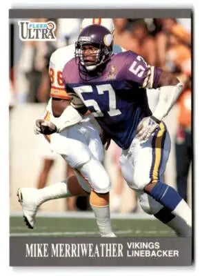 1991 Ultra #200 Mike Merriweather - Football Card Single