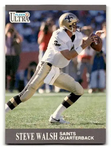 1991 Ultra #213 Steve Walsh New Orleans Saints Football Cards NM Nea ID:56571 - Football Card Single