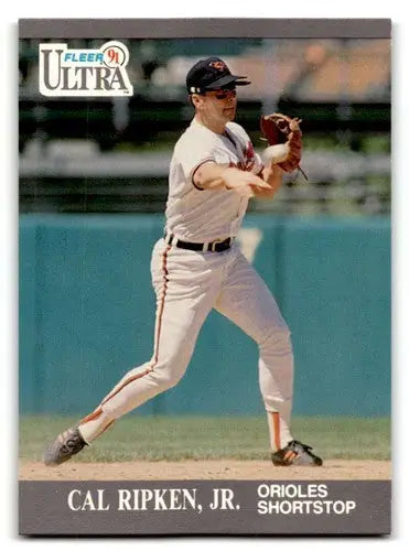 1991 Ultra #24 Cal Ripken Jr. Baltimore Orioles Baseball Cards EX/NM ID:53985 - Baseball Card Single