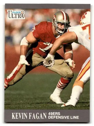 1991 Ultra #247 Kevin Fagan San Francisco 49ers Football Cards NM Ne ID:56560 - Football Card Single