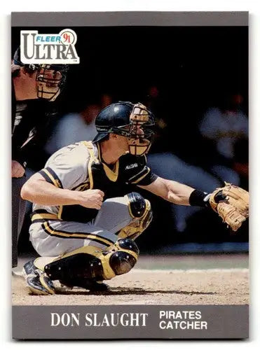1991 Ultra #286 Don Slaught Pittsburgh Pirates Baseball Cards EX/NM ID:54002 - Baseball Card Single