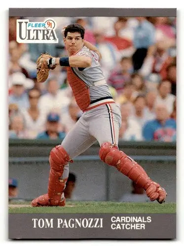 1991 Ultra #293 Tom Pagnozzi St. Louis Cardinals Baseball Cards EX/N ID:54000 - Baseball Card Single