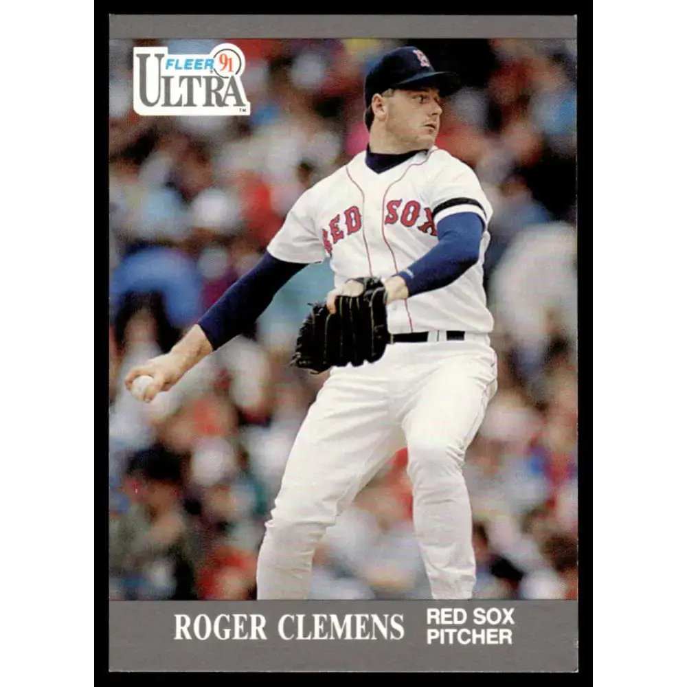 1991 Ultra #31 Roger Clemens EX/NM Boston Red Sox Baseball Card - Baseball Card Single