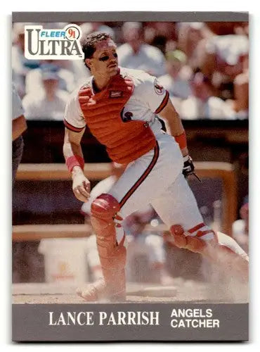 1991 Ultra #51 Lance Parrish California Angels Baseball Cards EX/NM ID:53991 - Baseball Card Single